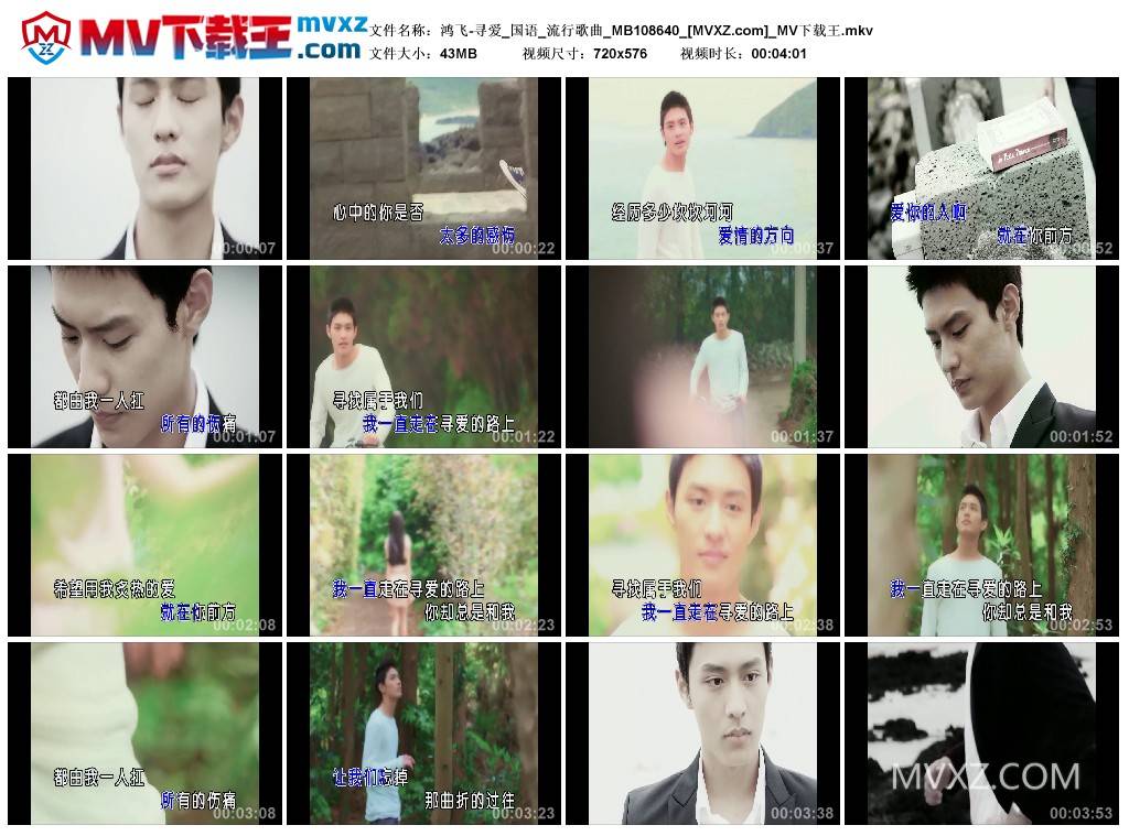 鸿飞-寻爱_国语_流行歌曲_MB108640